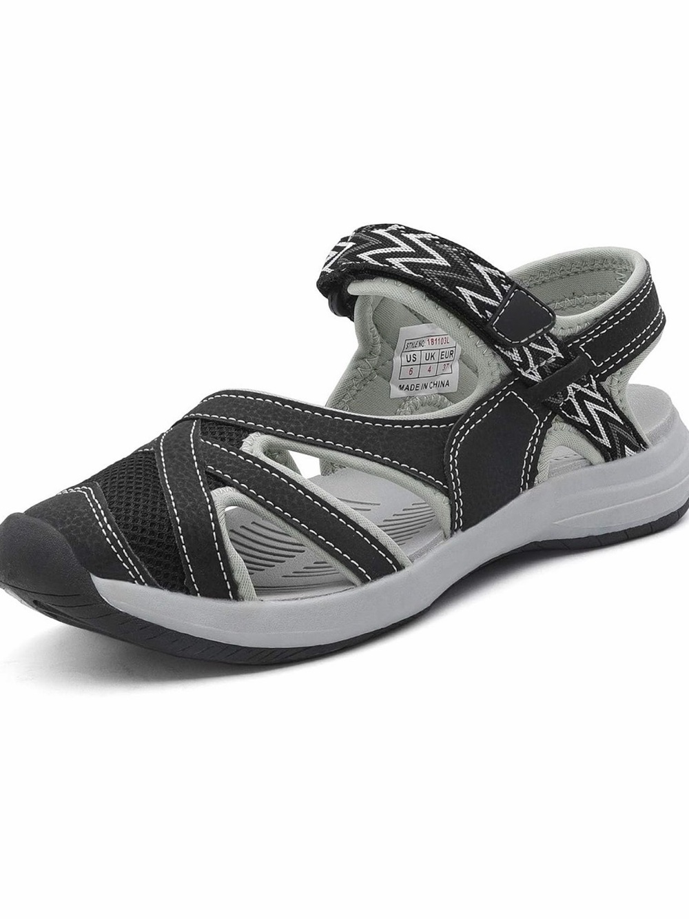 Dream Pairs Closed Toe Hiking Walking Sport Sandals
